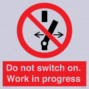 Do not switch on. Work in progress